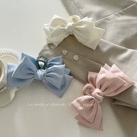 Satin Bow Hair Claws