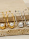Pearls Geometric Earrings