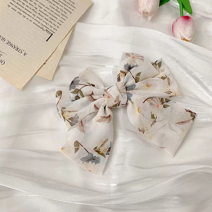 Chiffon Bow Hairpin