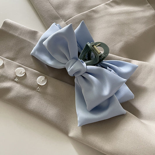 Satin Bow Hair Claws