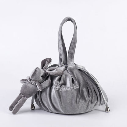 Women's Portable Bag Travel Velvet Makeup Bag