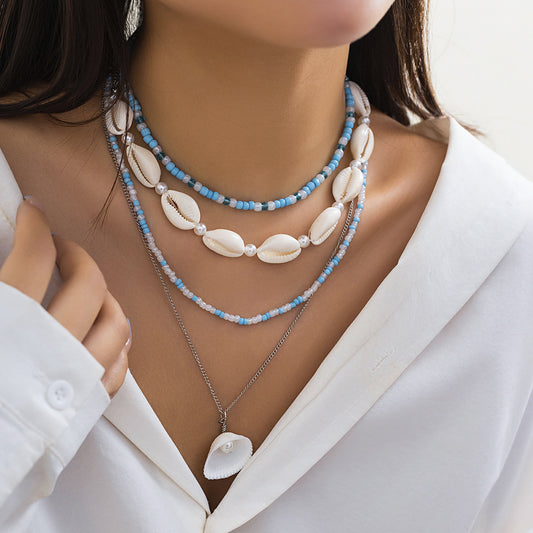 Multilayer Pearl Necklace