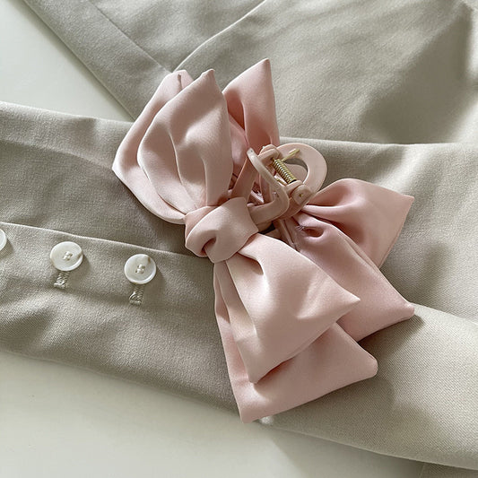 Satin Bow Hair Claws