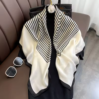 SILK SATIN DIGITAL PRINT SCARF