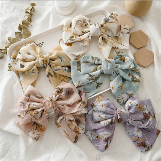 Chiffon Bow Hairpin