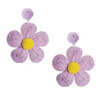 Flower Drop Dangle Earrings