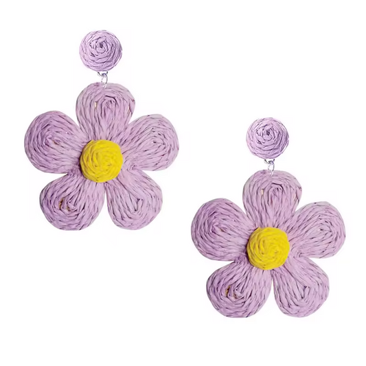 Flower Drop Dangle Earrings